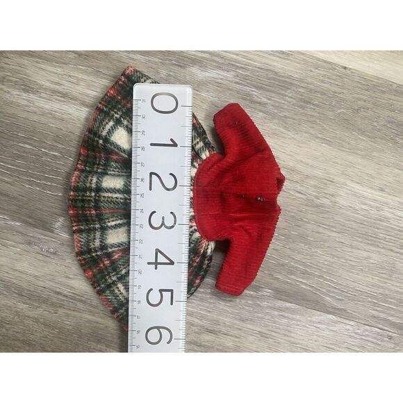 1962 Ideal Tammy Doll School Daze #9133 Red Plaid Dress Rhinestone Buttons - Picture 3 of 4